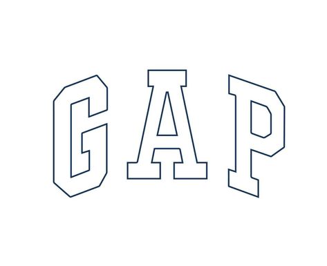 Gap Logo Design, Chanel Wall Art, Fashion Vector, Gap Logo, Logo Symbol, Girly Drawings, Design Clothes, Blue Design, Christmas Crafts Diy