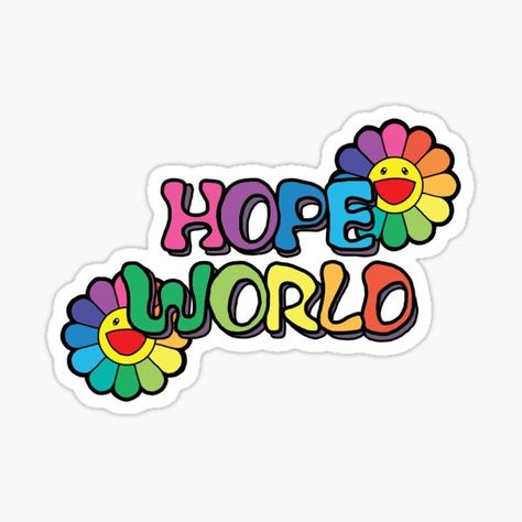 Hope World, World Sticker, Bts, For Sale, Flowers