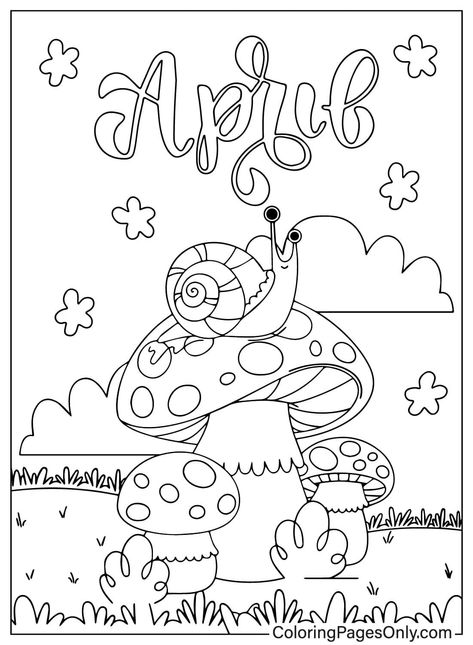 57 Free Printable April Coloring Pages April Coloring Sheets, April Coloring Pages Free Printables, April Worksheets, Spring Coloring Pages Free Printable, April Coloring Pages, Free Printable Adult Coloring Pages, April Preschool, Tumblr Coloring Pages, Kinder Worksheets