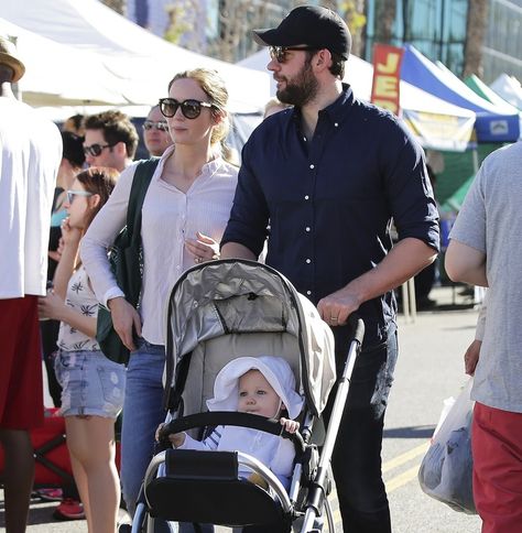 John Krasinski Admits He Went Through an "Existential Crisis" After Daughter Hazel's Birth John Krasinski Kids, John Krasinski And Emily, Felicity Huffman, Emily B, Baby Daughter, John Krasinski, You Are Cute, Loving Life, Celebrity Kids