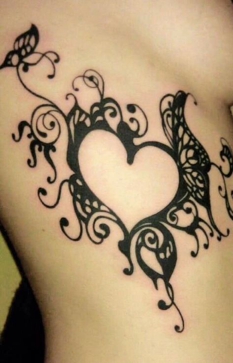 Heart Tattoos - Inked Magazine Love Heart Tattoo, Butterfly Name Tattoo, Small Tattoos With Meaning, Heart Tattoos, Small Tattoos Simple, Initial Tattoo, Small Wrist Tattoos, Heart Tattoo Designs, Small Tattoos For Guys