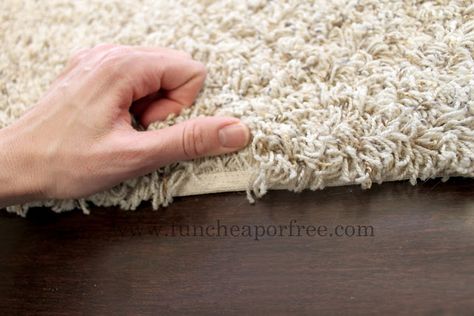 The Fun Cheap or Free Queen: Savvy Saturday projects: Make your own area rug out of remnant carpet + carpet binding tips Carpet Remnants Diy, Leftover Carpet, Area Rugs Diy, Rug Binding, Dry Carpet Cleaning, Carpet Remnants, Deep Carpet Cleaning, Diy Carpet Cleaner, Affordable Area Rugs