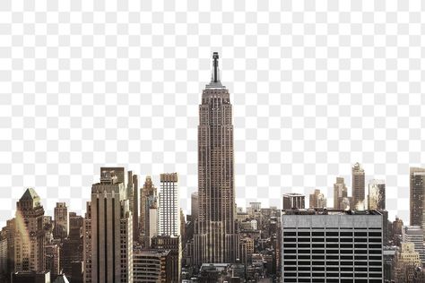 Nyc Background, Png Border, City Collage, City Backdrop, New York Cityscape, New York Buildings, Photoshop Design Ideas, Birthday Post, City Background