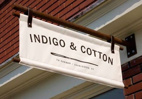 100 Classy Signage Design Ideas for Your Small Business | Inspirationfeed Leather Signage, Store Sign Design, Blade Sign, Store Signage, Retail Signage, Shop Signage, Sign Board Design, Store Sign, Environmental Graphic Design