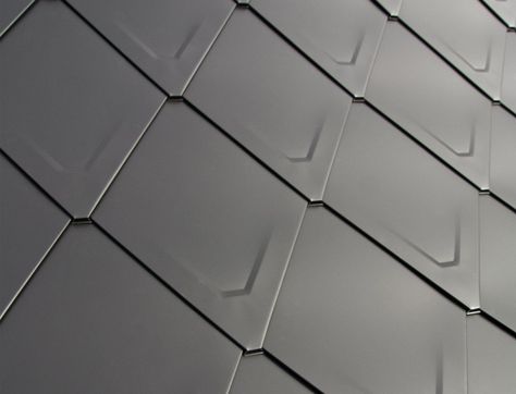 Future Roof® Slate Roof — Diamond Metal Roof Shingles — Cost + Colors Metal Roof Shingles, Slate Roof Shingles, Copper Metal Roof, Metal Shake Roof, Copper Roofing, Metal Shingle Roof, Metal Roof Tiles, Metal Shingles, Slate Roof Tiles