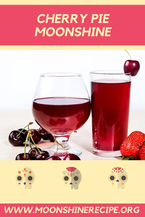 Home Made Cherry Pie, Cherry Pie Moonshine Recipe, Cherry Pie Moonshine, Flavored Moonshine Recipes, Moonshine Drink Recipes, Best Cherry Pie, Moonshine Cocktails, Moonshine Recipe, Apple Pie Moonshine