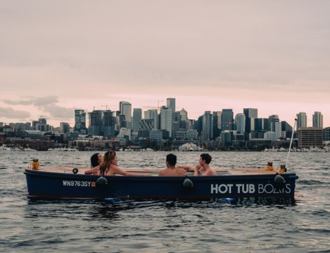 Schedule Appointment with Hot Tub Boat Rentals Seattle Hot Tub Boats Seattle, Hot Tub Boat, Seattle Lake, Seattle Travel Guide, 2023 Vibes, Seattle Travel, Washington Travel, Lake Union, Cities In Europe