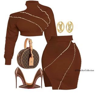 MimiAce Collection (@mimiacecollection) • Instagram photos and videos Brown Outfit Ideas, Worst Outfits, Stylish Summer Outfits, High Fashion Outfits, Brown Outfit, Classy Casual Outfits, Classy Casual, Fashion Hacks Clothes, Baddie Outfits Casual