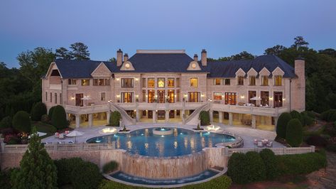 Georgia’s Priciest House Hits Market in Atlanta for $25M Atlanta Mansions, A Mansion, Dream Mansion, Mega Mansions, Expensive Houses, Mansions Luxury, Mansions Homes, Steve Harvey, Luxury Homes Dream Houses