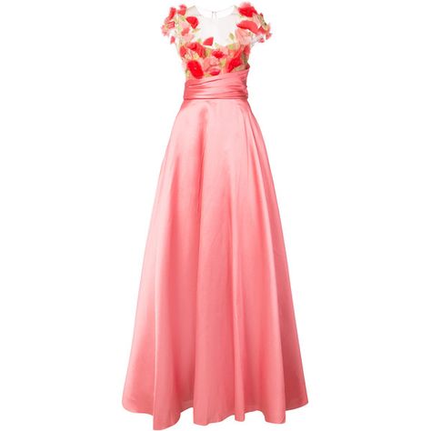 Marchesa Notte 3D flower detail gown (35,325 MXN) ❤ liked on Polyvore featuring dresses, gowns, rose pink dress, pink gown, red evening gowns, pink evening gowns and short-sleeve dresses Rose Pink Dress, Red Evening Gowns, Pink Evening Dress, Designer Evening Gowns, Designer Evening Dresses, Pink Gowns, Red Dresses, Flower Detail, Flower Dress