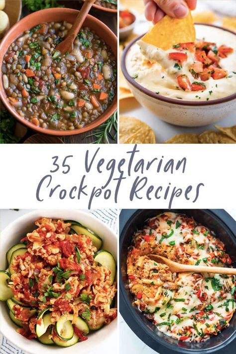 Crockpot Healthy Recipes Vegetarian, Slow Cooker Meal Prep Vegetarian, Healthy Slow Cooker Meals Vegetarian, Best Vegetarian Slow Cooker Recipes, Easy Vegetarian Recipes Slow Cooker, Healthy Meatless Crockpot Recipes, Easy Vegetarian Dinner Crockpot, Crockpot Recipes For Vegetarians, Crockpot Dinner Recipes Vegetarian