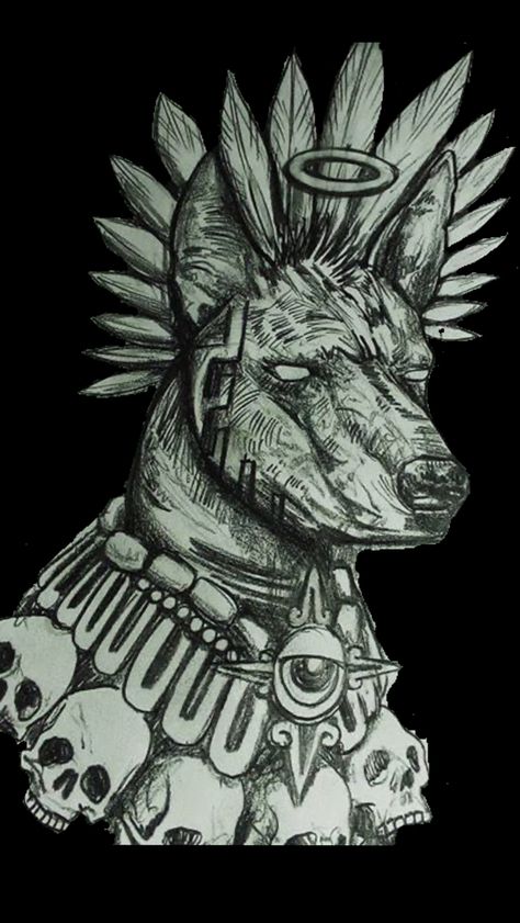 Head Tattoo, Crow Tattoo, Heroic Fantasy, Aztec Art, Head Tattoos, Dark Tattoo, Mexican Art, Dia De Muertos, Rugby