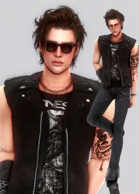 jace 🤘✘ | deepmoon Sims 4 Male Sims Download, Sims Collection, Male Sims, Sims 4 Male Clothes, Sims 4 Anime, Sims 4 Cc Skin, Play Sims, Sims 4 Dresses, Sims 4 Characters