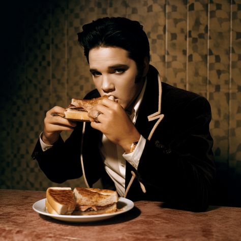 Elvis Presley's Famous Sandwich Revealed Elvis Presley Sandwich, Elvis Sandwich, Banana Sandwich, Grilled Sandwich, Banana Slice, Favorite Comfort Food, Peanut Butter Banana, Slice Of Bread, Sandwich Recipes