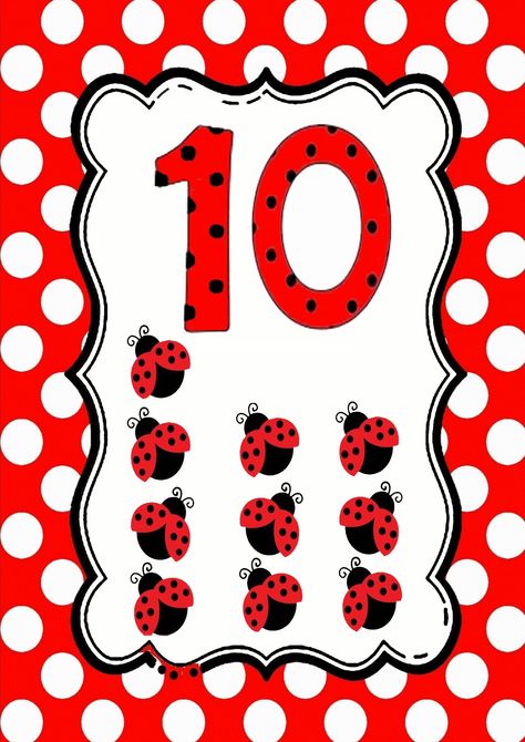 Number Flashcards, Classroom Charts, Bee Printables, Car Birthday Theme, Bug Crafts, Kids English, Kids Math Worksheets, Printable Numbers, School Bulletin Boards