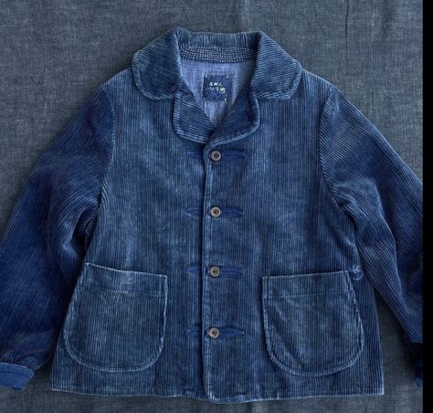 Corduroy Jacket, Blue Jacket, Blue