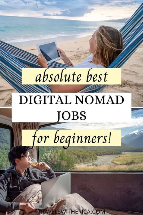 Travel While Working, Jobs To Do While Traveling, Work While Traveling, Working While Traveling, How To Become A Digital Nomad, Travel Jobs For Women, Travel Jobs Career Ideas, Digital Nomad Aesthetic, Traveling Jobs