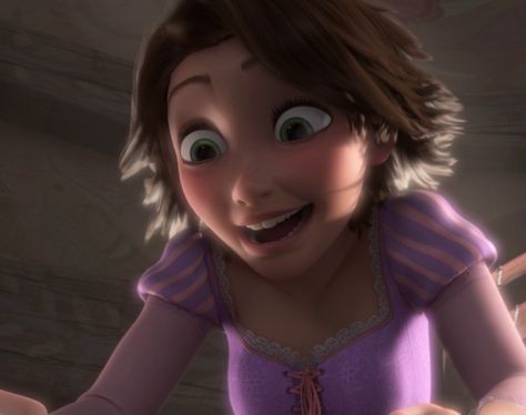 Bob Cut, Rapunzel, Tangled, Brown Hair, Short Hair, I Can, Fan, Disney, Hair