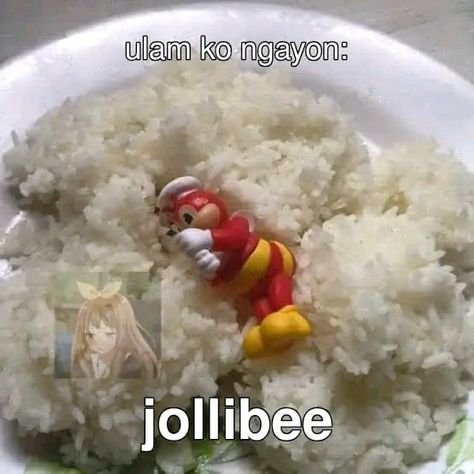 Jollibee Memes Hilarious, Eat Well Meme, Memes Tagalog, Filo Memes, Filipino Memes, Self Deprecating Humor, Tagalog Quotes Funny, Filipino Funny, Kirby Art