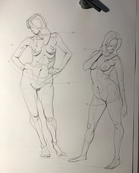 Today’s figure drawing session from photo reference. #figuredrawing #quicksketch #anatomy #pencil #artistoninstagram Figure Tutorial Drawing, Body Studies Drawing, Anatomy Reference Arm, Life Drawing Reference Models Anatomy, Figure Drawing Reference Poses Anatomy, Someone Standing Reference, Human Body Tutorial, Arms Up Reference, Drawing References People