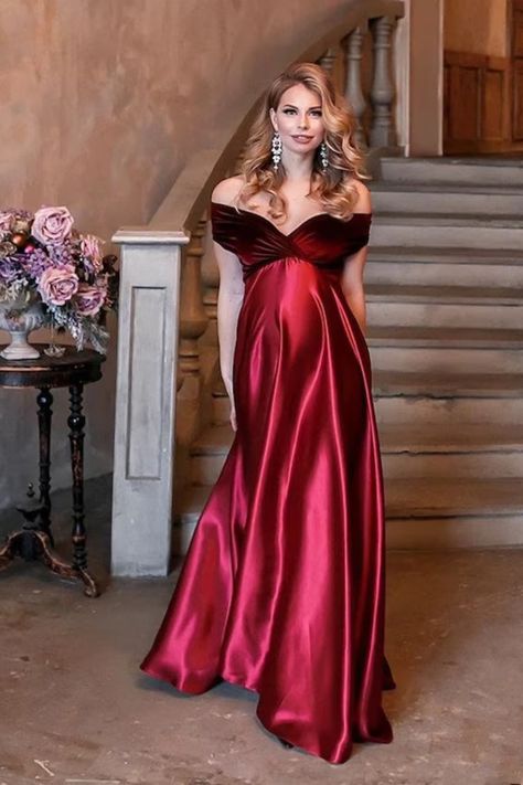 Maternity Photoshoot Dress | Maternity Gown | Red Maternity Gown Maternity Photo Shoot Dress, Photo Shoot Dress, Maternity Photo Shoot, Pregnancy Photography, Office Dresses For Women, Dress Velvet, Casual Party Dresses, Baby Shower Dresses, Maxi Gown