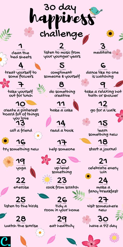 If you want to know how to be happy the give this 30 day happiness challenge a try! incease happiness & live your best life using these simple ideas to improve your happiness | infographic | Self care | personal development #infographic #howtobehappy#selfdevelopment #selfcare #increashappiness #happy Where I Fit In Society, List Of Ways To Better Yourself, How To Be More Adventurous, Easy Self Care Ideas, Daily Habits To Improve Your Life, 30 Day Happiness Challenge, How To Be Healthier, Daglig Motivation, Goals List