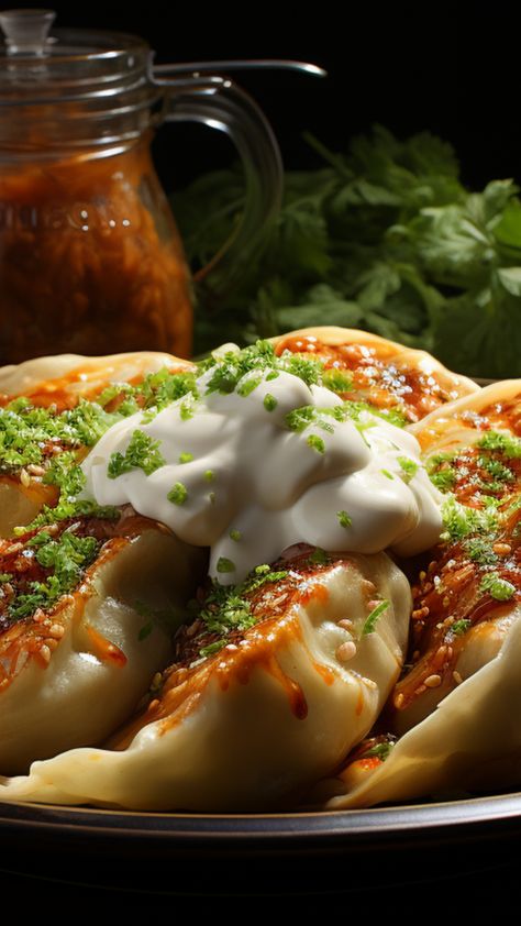 Homemade Polish pierogi Warsaw Poland Food, Poland Food Traditional, Polish Pierogi, Poland Food, Moroccan Mint Tea, Tagine Recipes, Polish Food, Moroccan Food, Favorite Comfort Food