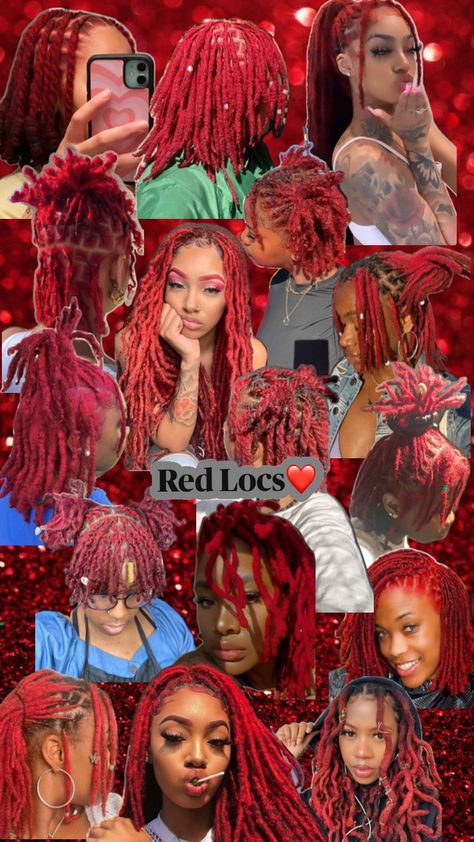 Locs Twist Loc Styles, Hair Ideas Dyed, Haircut Red Hair, Light Brown Hair Men, Hairstyles Dreadlocks, Dyed Hair Ideas, Brown Hair Men, Short Locs, Cute Dreads