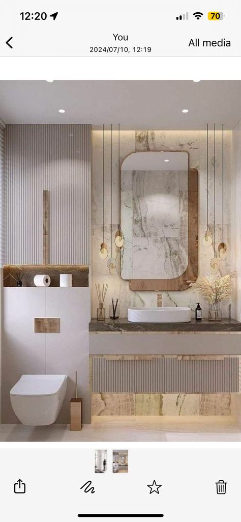 Luxurious Washroom Design, Neoclassical Bathroom Design, Glamour Bathroom Ideas, Wc Luxury, Luxury Washroom Design, Washroom Tiles Design, Lux Bathroom, Design Interior Baie, Modern Bathroom Tile