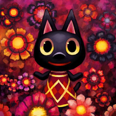 Animal Crossing: Kiki by Cortoony Kiki Animal Crossing, Animal Crossing Characters, The Flowers, Animal Crossing, Feel Like, To Draw, Nintendo, Deviantart, Flowers