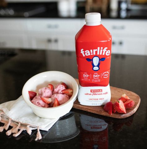 Fairlife Milk Ninja Creami Recipes, Fairlife Creami Recipes, Fairlife Ice Cream Recipe, Fairlife Ice Cream, Ninja Creami Ice Cream Recipes Fairlife, Lactose Free Ice Cream Recipe, Fairlife Recipes, Lactose Free Ice Cream, Fairlife Milk