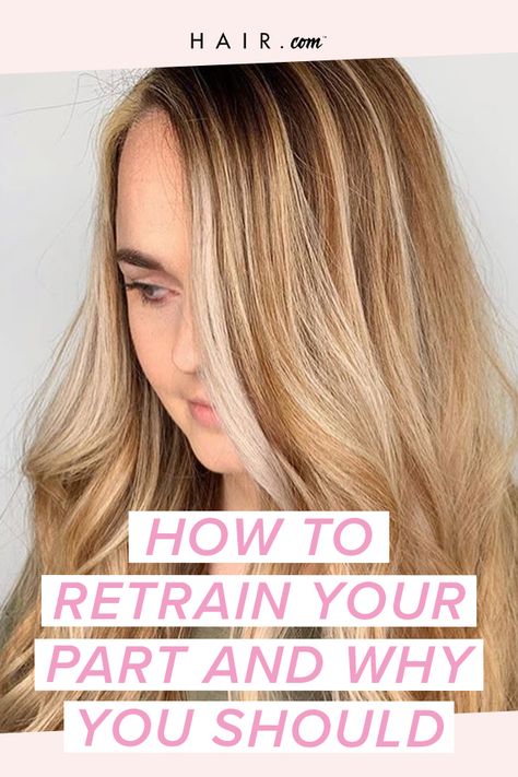 Whether you typically part your hair to the left, right, or center is important, but guess what? So is changing up your part every once in a while! Switching up your part can totally change the way your hair frames your face, can give your mane some much-needed volume, and may reduce the strain on your scalp from parting your hair the same way day after day. Older Hair, Parting Hair, Color Switch, Center Part, Natural Hair Styles Easy, New Cut, Curly Bob Hairstyles, Good Hair Day, Blow Dry