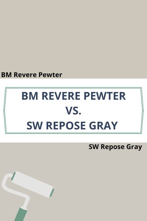 Benjamin Moore Revere Pewter (in real houses!) - How to Nest for Less™ Sw Revere Pewter, Benjamin Moore Repose Gray, Reverse Pewter, Sherwin Williams Revere Pewter, Revere Pewter Paint, Bm Revere Pewter, Pewter Benjamin Moore, Sw Repose Gray, Neutral Interior Paint Colors