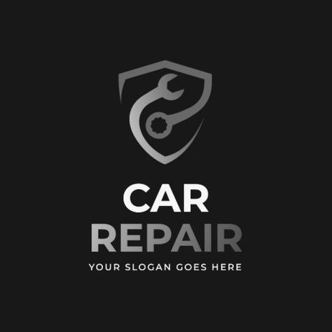 Car Repair Logo, Auto Repair Shop, Shop Logo, Creative Logo, Auto Repair, Free Graphic Design, Logo Templates, Company Logo, Repair