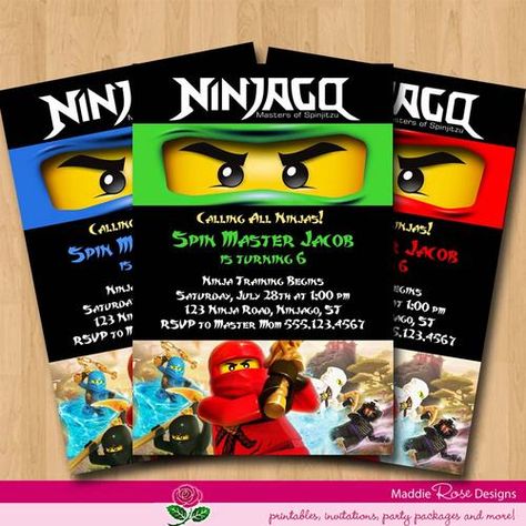 Zy'Quan's 10th birthday  Time: 5p.m-8p.m When: February 15th  Where: 354 Fruit Hill Ave, North Providence, RI 02911  Please RSVP Daysha (401)595-6934  *All Green/Gift Cards Are Welcome* Ninjago Invitations, Ninja Birthday Party, Lego Ninjago Party, Lego Ninjago Birthday, Ninjago Birthday Party, Ninja Birthday Parties, Ninjago Birthday, Ninjago Party, Ninja Birthday