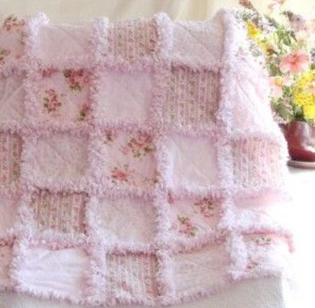 Extra Raggy Quilts In Soft Pastels and Calico For More Snuggle – Quilting Cubby Rag Quilt Instructions, Girls Rag Quilt, Rag Quilting, Quilt Decor, Rag Quilt Tutorial, Shabby Chic Quilts, Quilt Instructions, Rag Quilt Patterns, Baby Rag Quilts