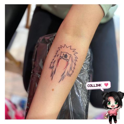 Small Anime Tattoos, Naruto And Jiraiya, Tato Naruto, Naruto Tattoos, Unique Tattoos Black Women, Tattoo Ideas Back, Tattoos Nature, Awesome Tattoo Ideas, Tattoos Black Women