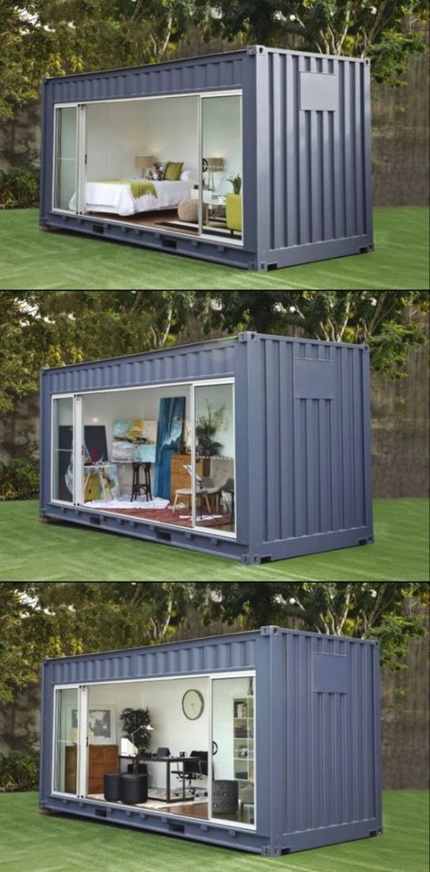 Shipping Container rooms Home Art Studios, Shipping Container Swimming Pool, Container Pool, Tee Pee, Container Buildings, Decor Shopping, Container Architecture, Building A Container Home, Art Studio At Home