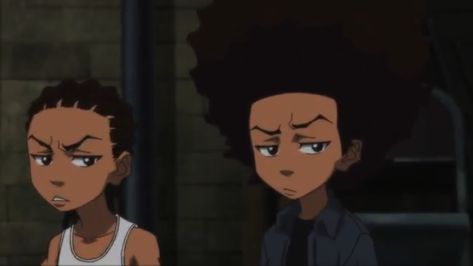 The Boondocks Widget, Boondocks Scene, Matching Boondocks Pfps, Riley And Huey Freeman Matching Pfp, Boondocks Matching Pfp, Boondocks Anime, Boondocks Huey, Boondocks Cartoon, The Boondocks Cartoon