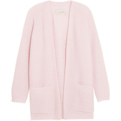 By Malene Birger Belinta brushed ribbed-knit cardigan ($205) ❤ liked on Polyvore featuring tops, cardigans, outerwear, jackets, sweaters, pastel tops, pastel pink top, ribbed knit top, pastel pink cardigan and pink oversized cardigan Pastel Cardigan, Pastel Tops, Pastel Jacket, Layering Cardigan, Rib Knit Top, Rib Knit Cardigan, Oversized Turtleneck, Knit Turtleneck, Ribbed Knit Top