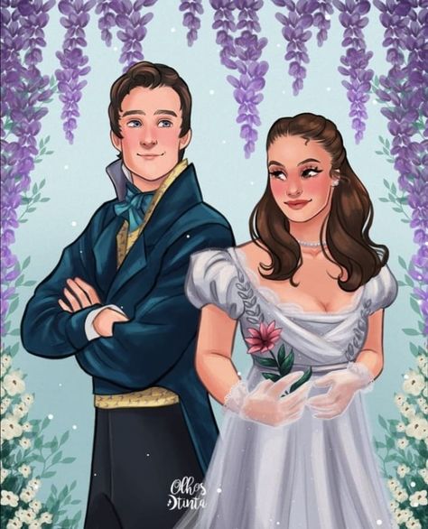 Bridgerton Fanart Benedict, Bridgerton Book Characters, Sophie And Benedict Bridgerton Fanart, Benedict And Sophie Bridgerton Fanart, Sophie Fanart, Benedict And Sophie, Bridgerton Fanart, Bridgerton Art, Lady Whistledown