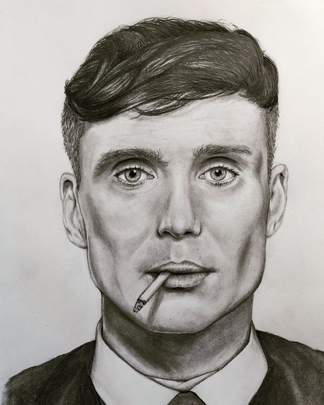 Thomas Shelby Pencil Sketch, Thomas Shelby Portrait Drawing, Peaky Blinders Sketch Drawing, Thomas Shelby Drawing Easy, Thomas Shelby Drawing Pencil, Tomas Shelby Drawing, Cillian Murphy Sketch, Tommy Shelby Sketch, Peaky Blinders Sketch