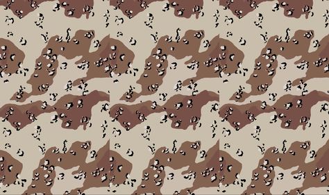 CHOCOLATE CHIP CAMO, DBDU (DESERT BATTLE DRESS UNIFORM) Chocolate Chip Deserts, Camo Wallpaper, Battle Dress, Camo Patterns, Combat Art, Desert Camo, Pattern Illustration, Tactical Gear, Us Army