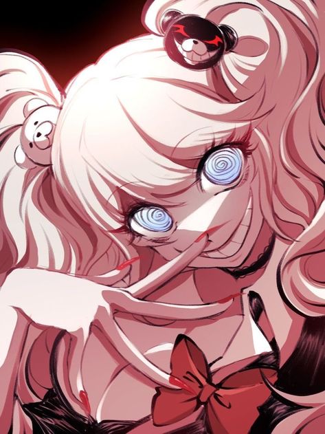 Junko Fanart, Junko Enoshima Fanart, Chihiro Fujisaki, Danganronpa Monokuma, Danganronpa Junko, Junko Enoshima, Art Account, Danganronpa 1, Trigger Happy Havoc