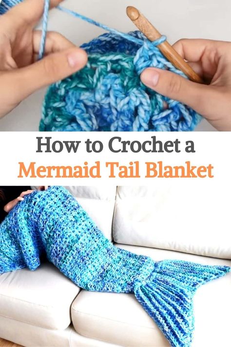 Mermaid Blanket Crochet Free Pattern, Knitted Mermaid Tail Pattern, Crochet Mermaid Tail Pattern Free, Easy Crochet Blankets Free, Diy Mermaid Tail Blanket, Crochet Mermaid Blanket Pattern, Mermaid Tail Blanket Crochet Pattern, Mermaid Blanket Pattern, Mermaid Tail Blanket Pattern