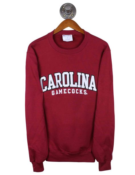 USC CHAMPION CREW | GARNET | XL Stitched Sweatshirt, Usc College, Usc Gamecocks, Stitch Sweatshirt, University Of South Carolina, Carolina Gamecocks, Fall 2022, College Outfits, South Carolina