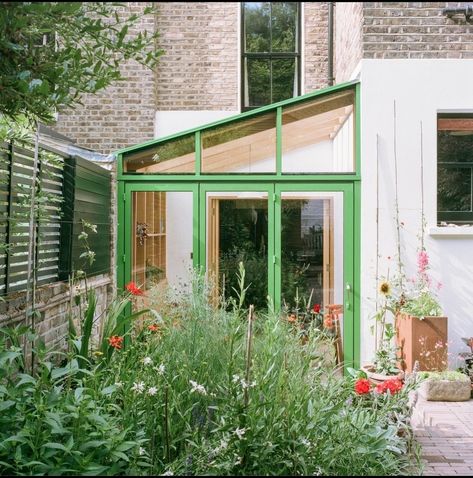 Reused Materials, South Facing Garden, Side Return, Glass Extension, Terrazzo Flooring, Exclusive Home, Warm Spring, Old London, Green House