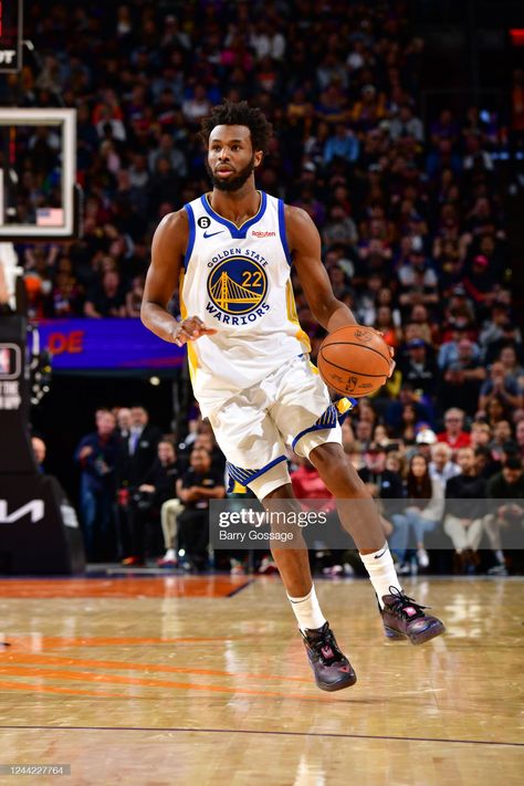 Andrew Wiggins Warriors, Andrew Wiggins, Golden State Warriors Basketball, Warriors Basketball, Basketball Photography, Nba Champions, Phoenix Suns, Sports Clubs, Basketball Teams