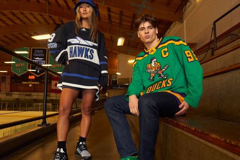 Mighty Ducks Jersey Outfit, Mighty Ducks Halloween Costume, Mighty Ducks Costume, Mighty Ducks Jersey, Duck Halloween Costume, The Mighty Ducks, Duck Costumes, Halloween 23, State Champs