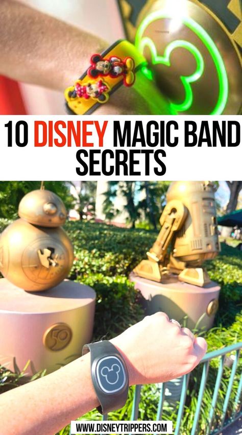 10 Disney Magic Band Secrets Disney Bands, Disney World With Toddlers, Disney Universal Studios, Disney Magic Bands, Disney World Vacation Planning, Disney Watches, Disney Trip Planning, Disney World Florida, Disney Travel